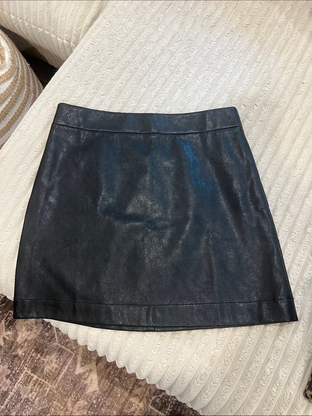 NWT JCrew leather skirt